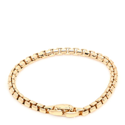 David Yurman 18K Yellow Gold 4mm Bel Aire Chain Bracelet 3 of 4