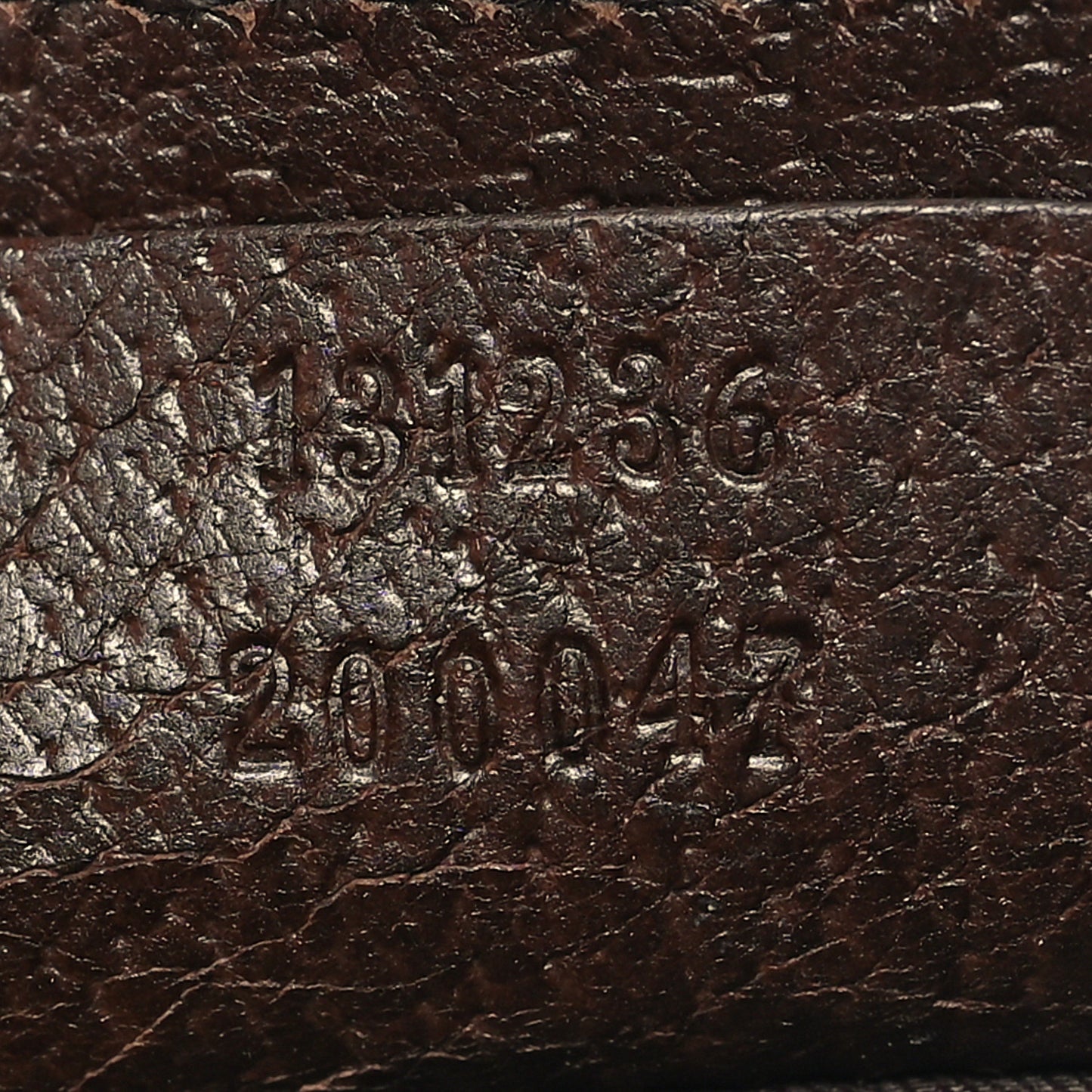 GG Monogram Buckle Belt Bag Dark Brown