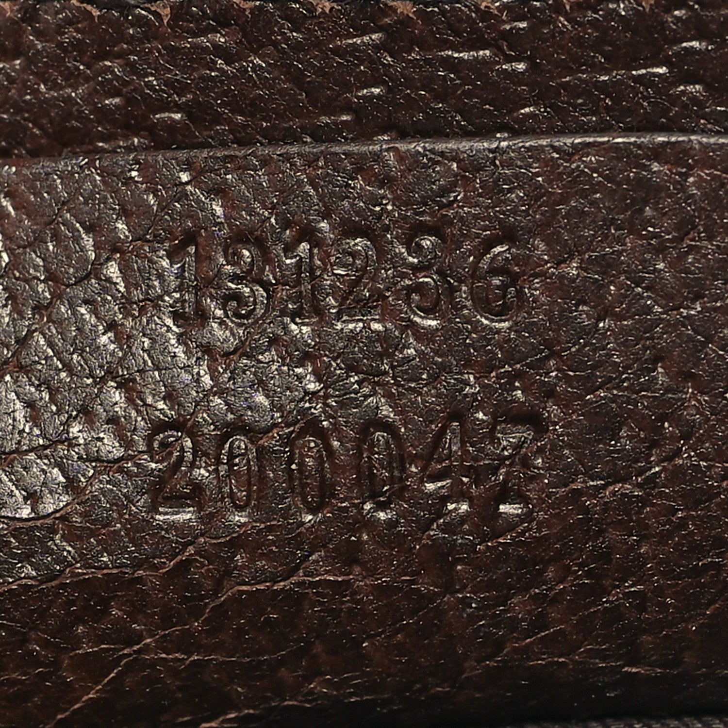 Gucci GG Monogram Buckle Belt Bag Dark Brown 7 of 10