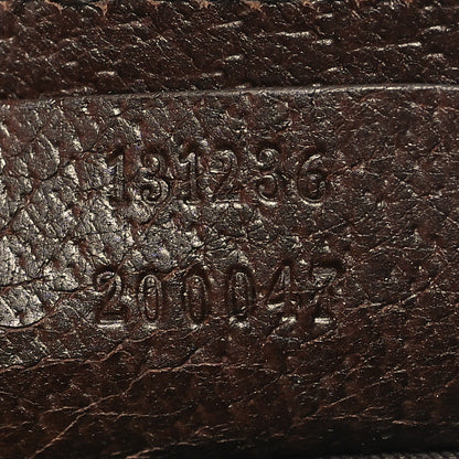 Gucci GG Monogram Buckle Belt Bag Dark Brown 7 of 10