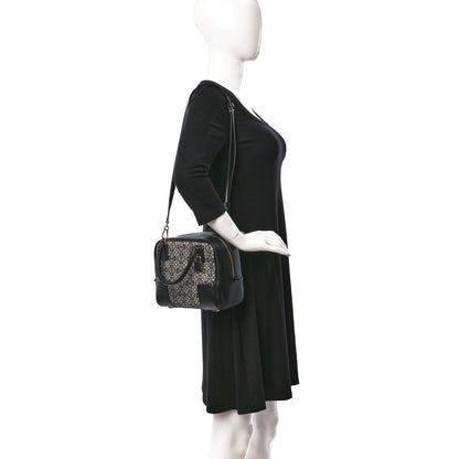 Loewe Jacquard Anagram Calfskin Amazona 19 Black Navy 2 of 8