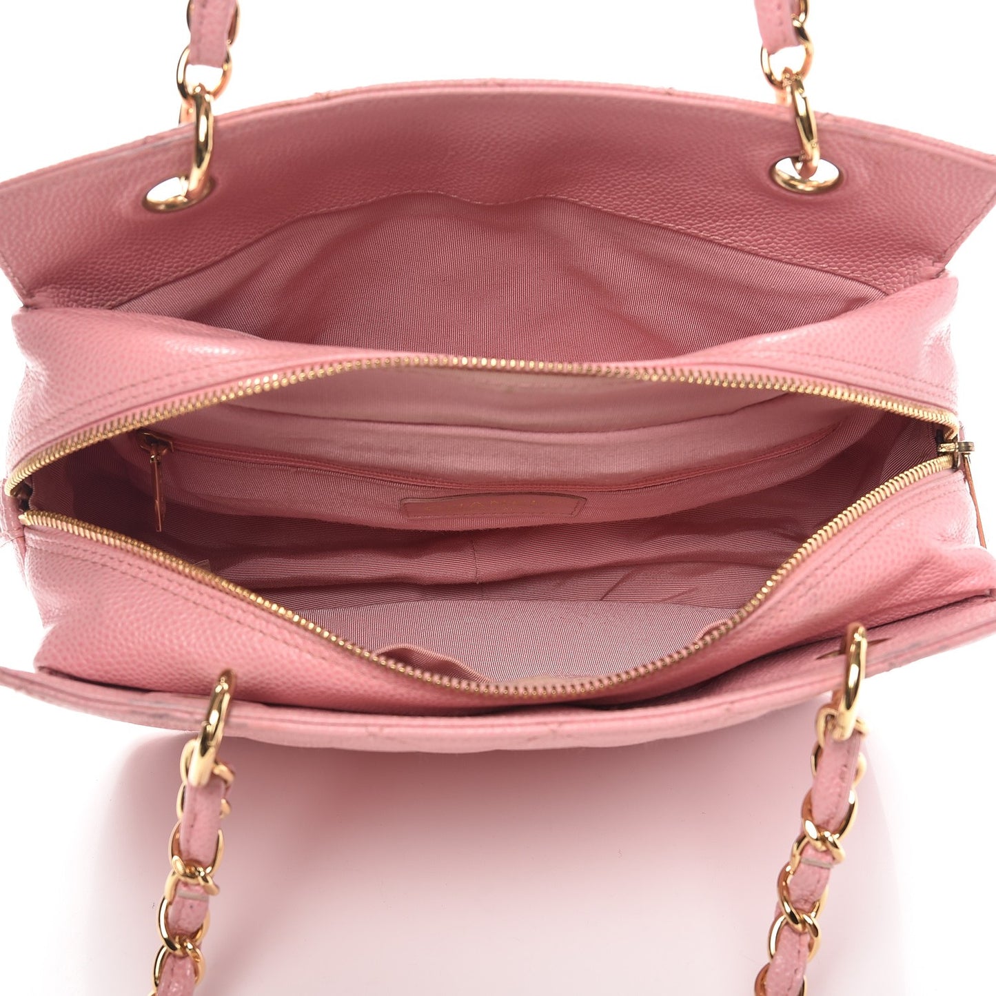 Caviar Quilted Petit Timeless Shopping Tote PTT Pink