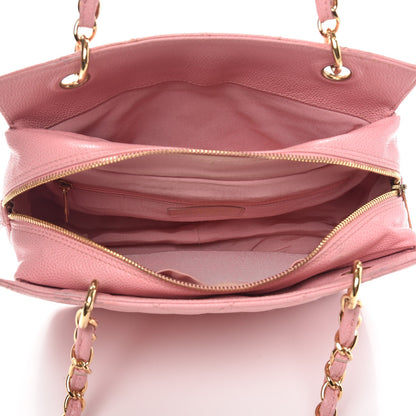 Chanel Caviar Quilted Petit Timeless Shopping Tote PTT Pink 5 of 17