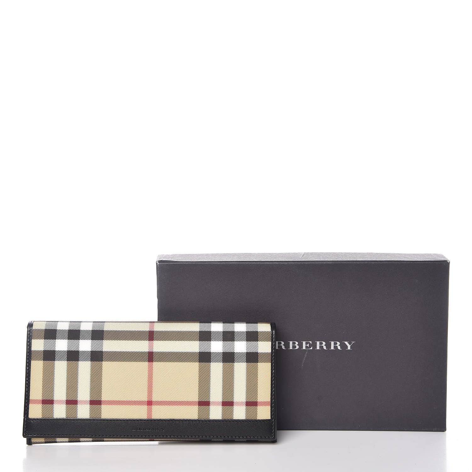 Burberry House Check Continental Wallet Black 9 of 9