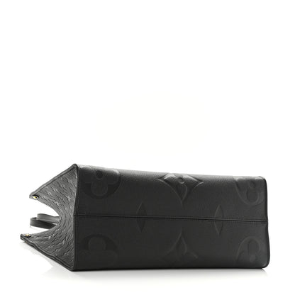 Louis Vuitton Empreinte Monogram Giant Onthego MM Black 4 of 10