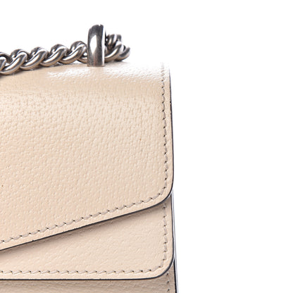 Gucci Textured Calfskin Crystal Small Dionysus Shoulder Bag Mystic White 9 of 12