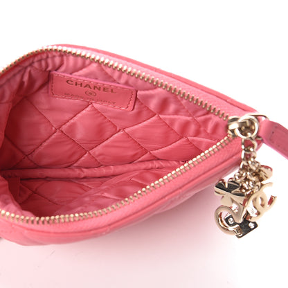 Chanel Lambskin Quilted Small Casino Cosmetic Case Pink 5 of 7