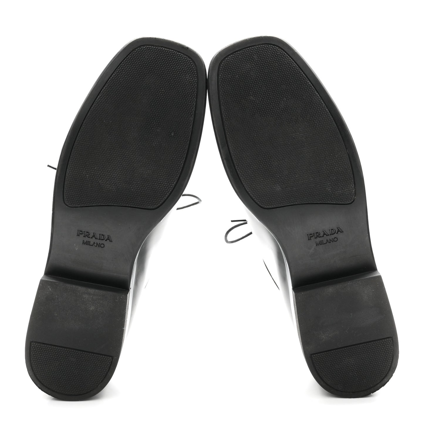 Spazzolato Lace Up Derby Platform Loafers 37 Black