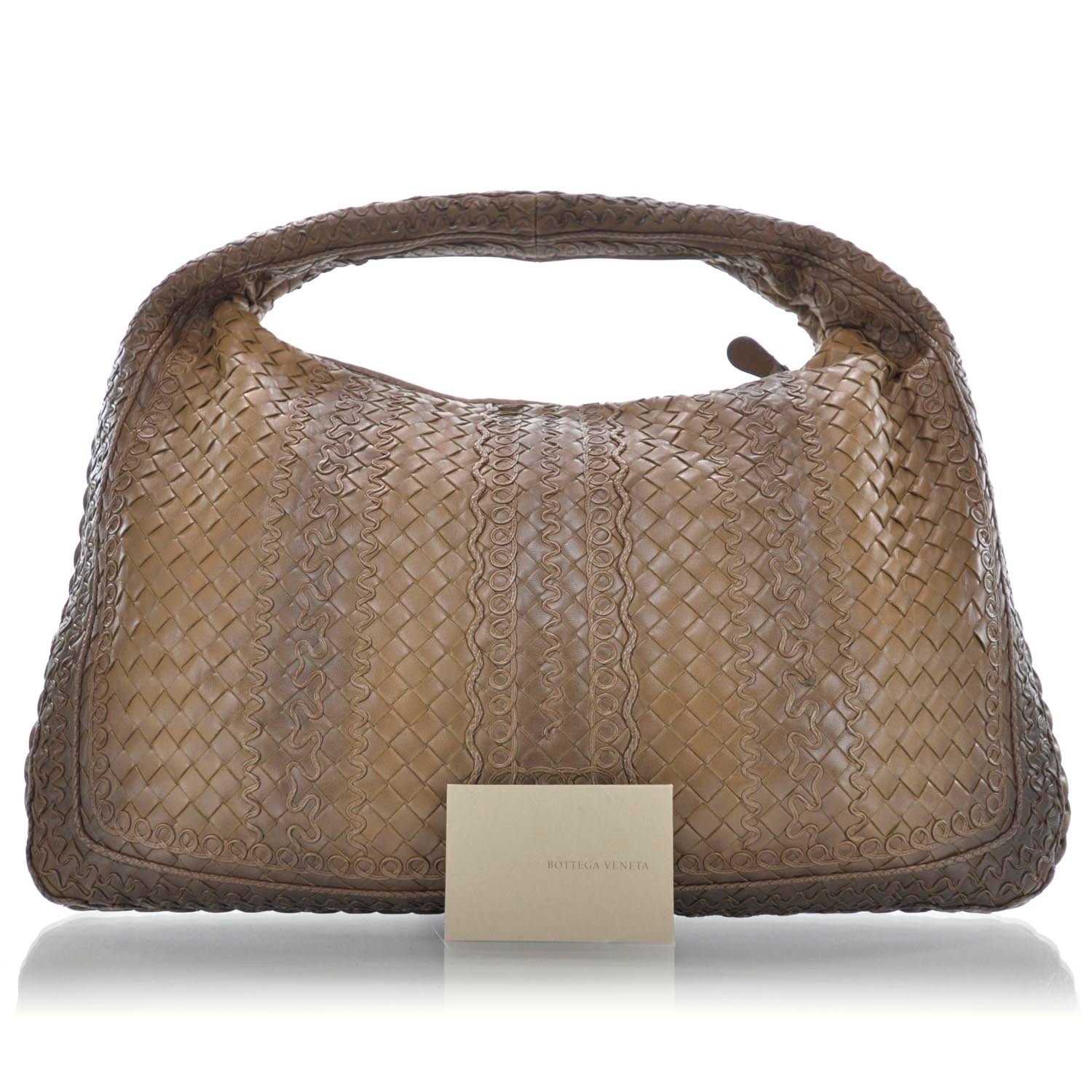 Bottega Veneta Nappa Intrecciato Large Veneta Hobo Noce 3 of 10