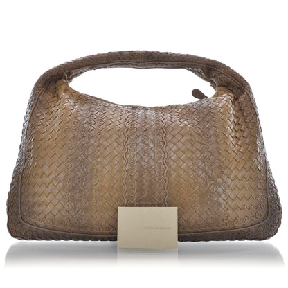 Bottega Veneta Nappa Intrecciato Large Veneta Hobo Noce 3 of 10