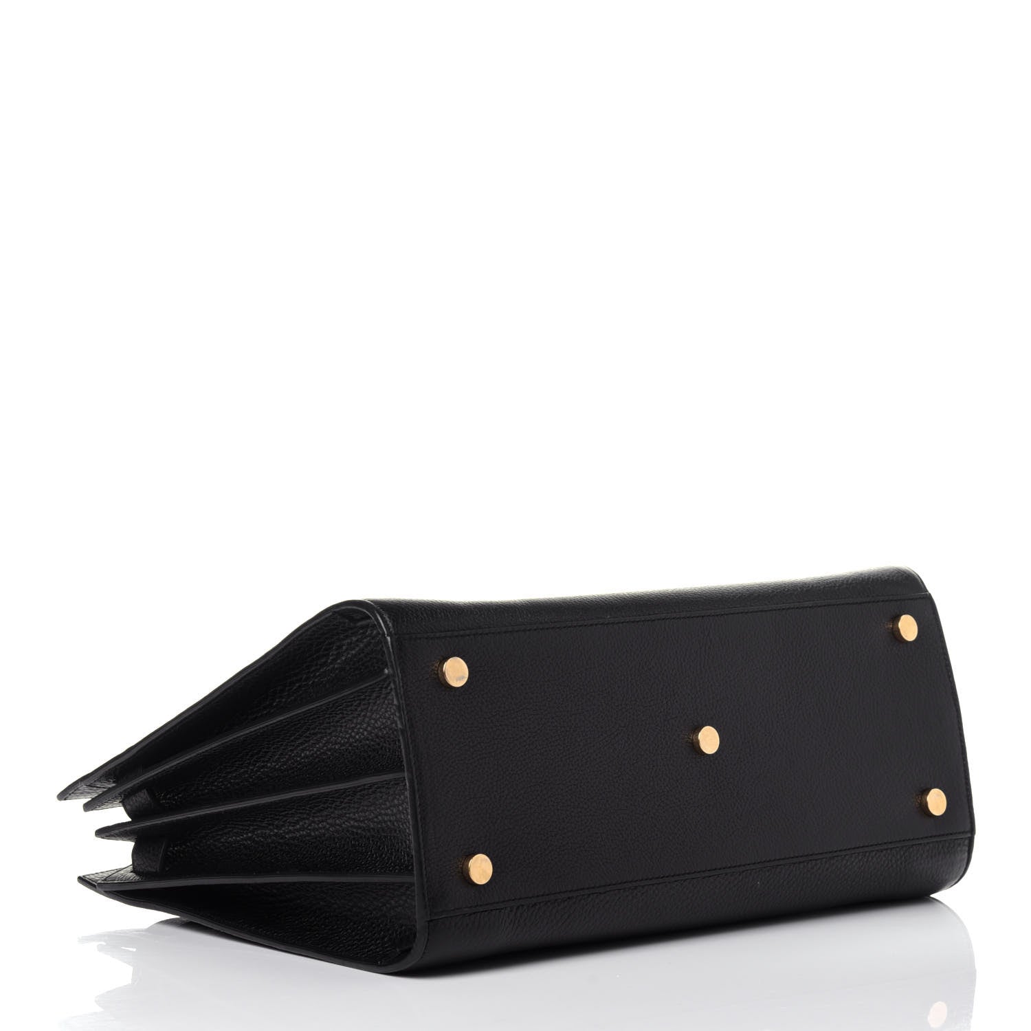 Saint Laurent Grained Calfskin Small Sac De Jour Black 5 of 13