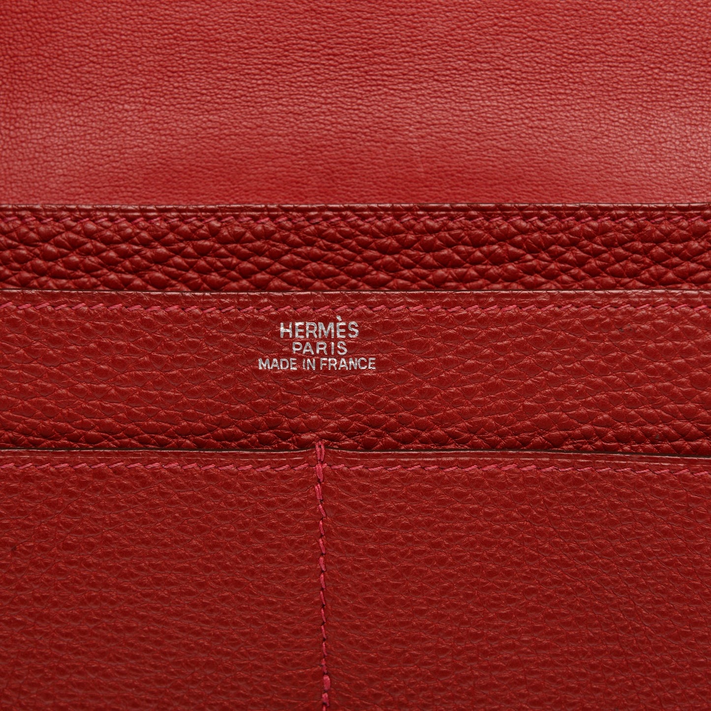 Togo Dogon Duo Wallet Vermillion