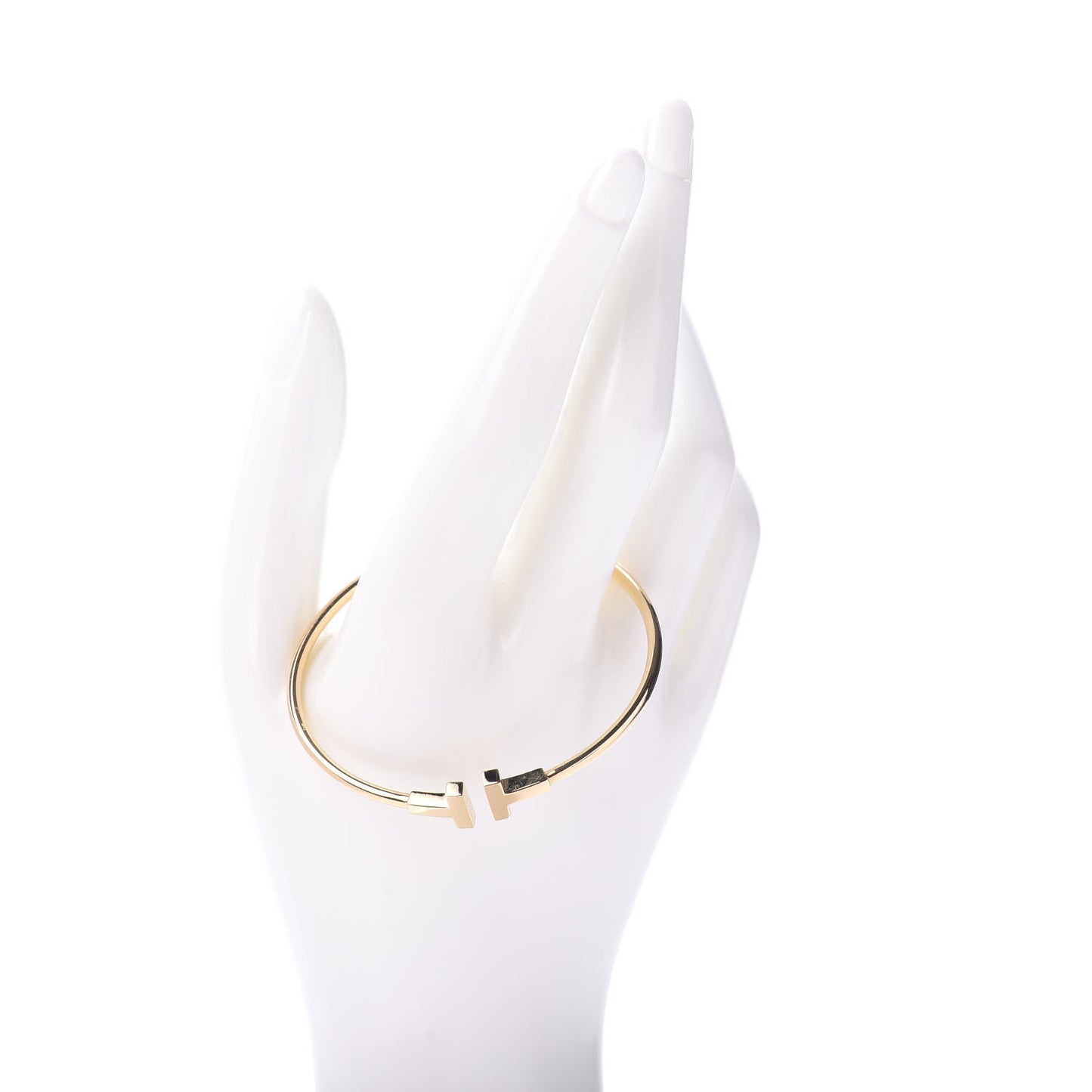 18K Yellow Gold T Wire Bracelet