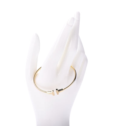 Tiffany 18K Yellow Gold T Wire Bracelet 2 of 5