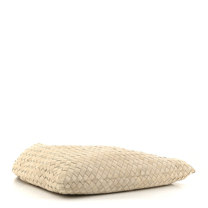 Bottega Veneta Suede Intrecciato Large Hop Ecru 4 of 10