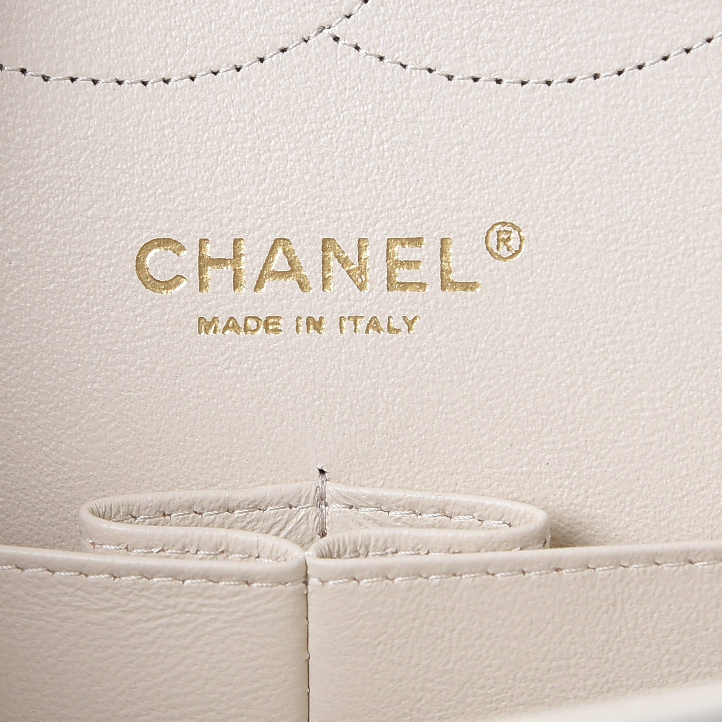 Caviar Quilted Jumbo Double Flap White