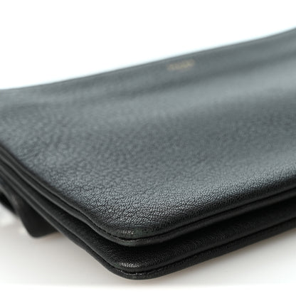 Celine Goatskin Small Trio Crossbody Bag Black 10 of 13