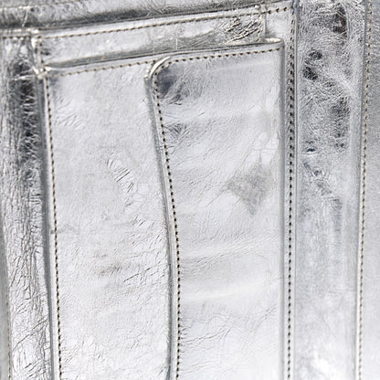 Chanel Metallic Aged Calfskin Quilted Reissue Long Flap Wallet Light Silver 6 of 15