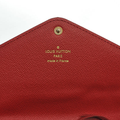 Louis Vuitton Damier Ebene Josephine Wallet Red 7 of 7