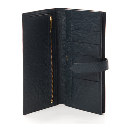 Hermes Epsom Bearn Gusset Wallet Vert Cypress 5 of 9