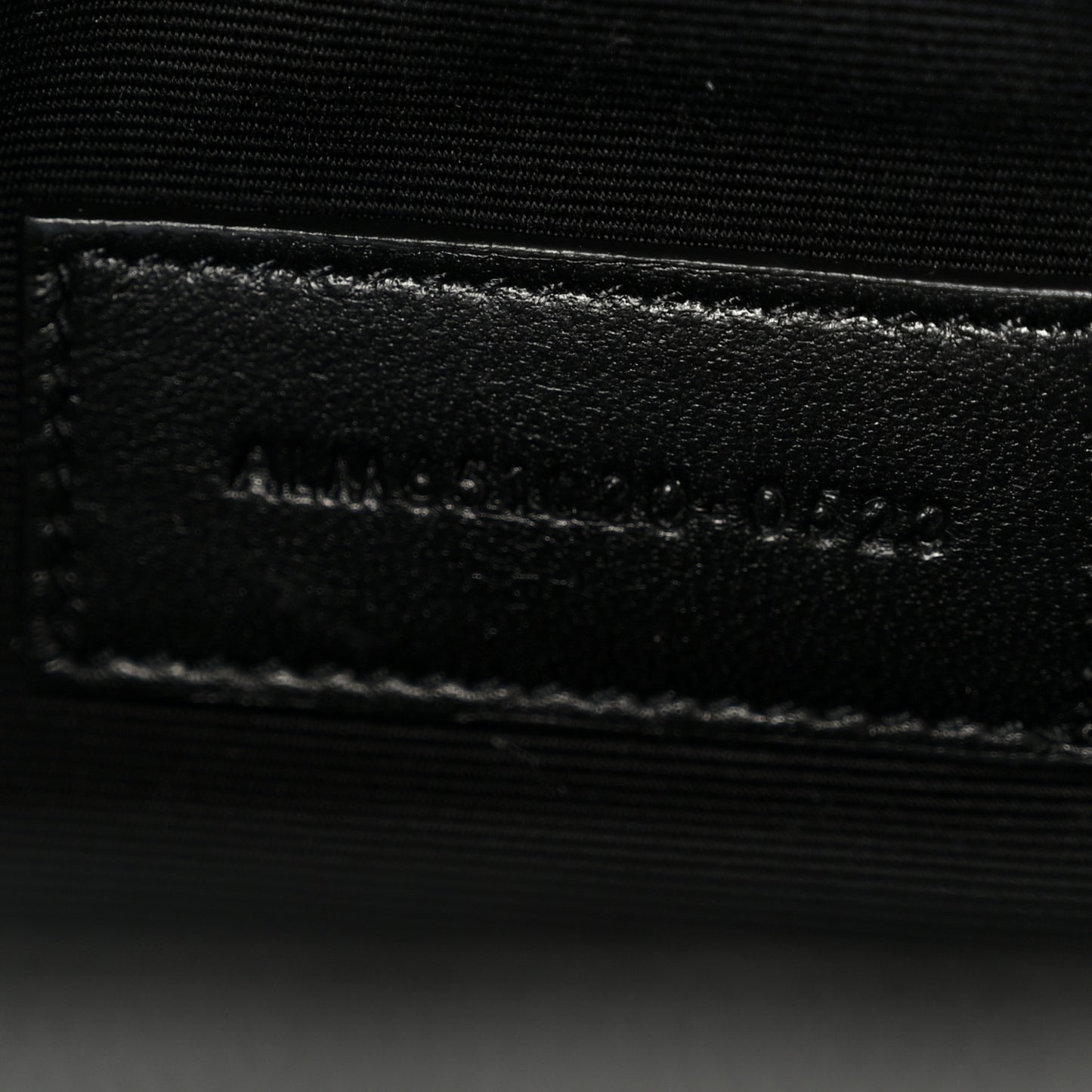 Grain De Poudre Textured Mixed Matelasse Triquilt Monogram Clutch Black