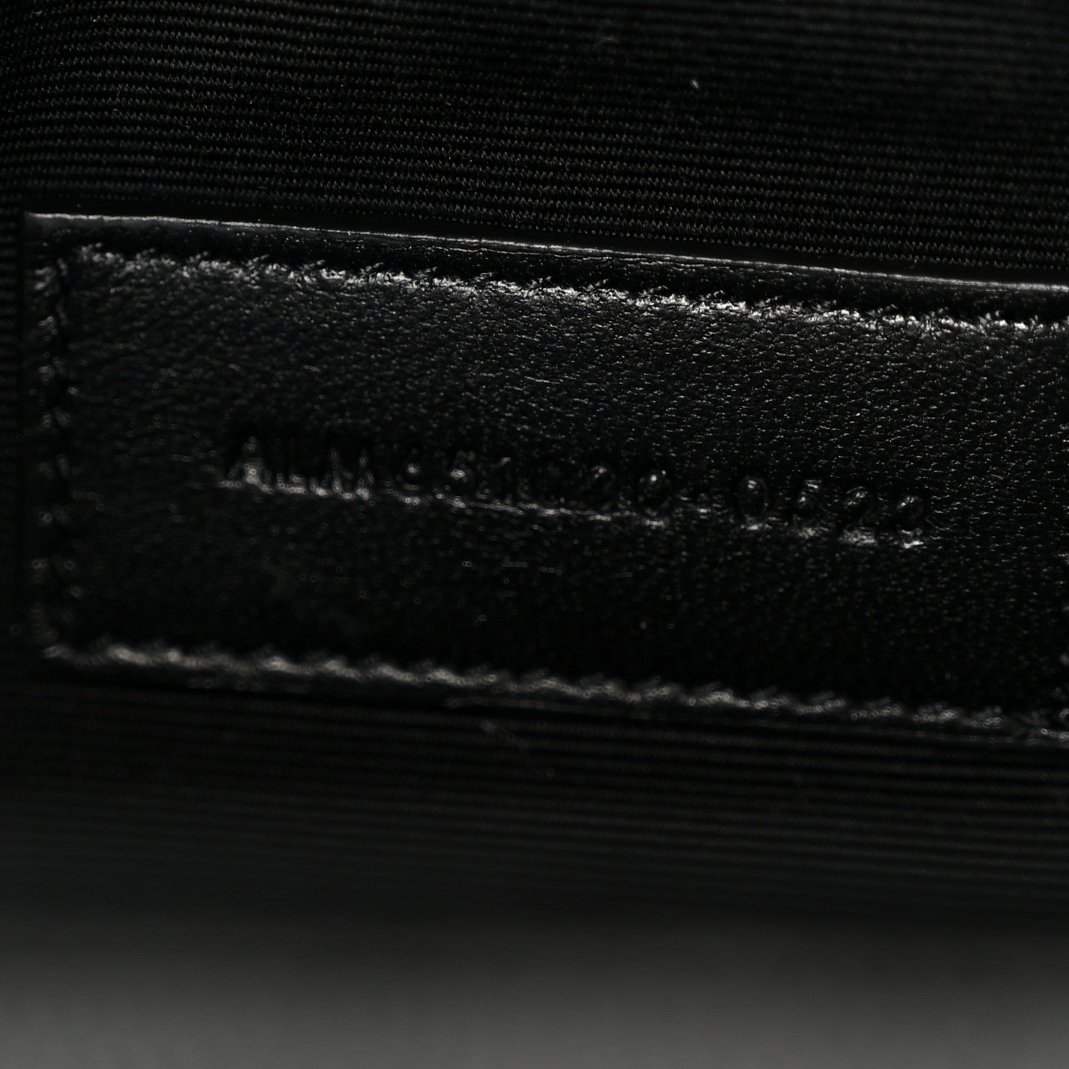 Saint Laurent Grain De Poudre Textured Mixed Matelasse Triquilt Monogram Clutch Black 7 of 9