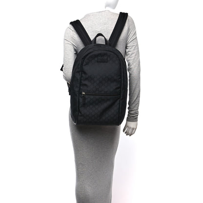 Gucci Nylon Monogram Slim Backpack Black 2 of 10