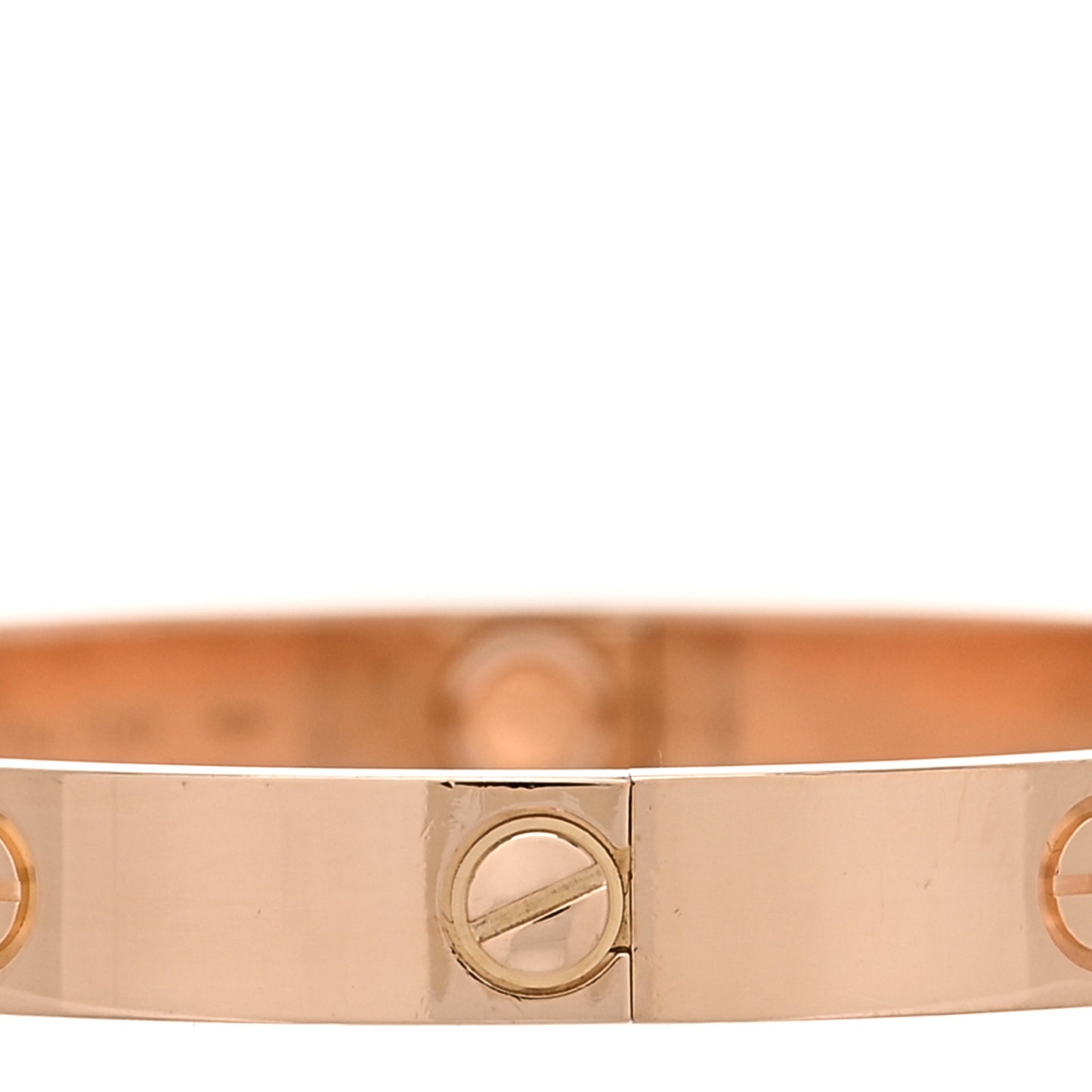 18K Pink Gold LOVE Bracelet 17