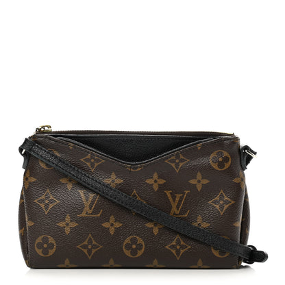Louis Vuitton Monogram Pallas Crossbody Black 1 of 17