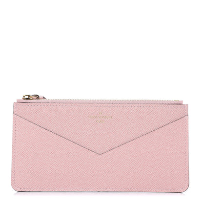 Louis Vuitton Calfskin Jeanne Wallet Zippered Insert Rose Ballerine 1 of 6