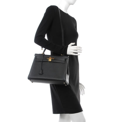 Hermes Togo Kelly Retourne 32 Black 2 of 36
