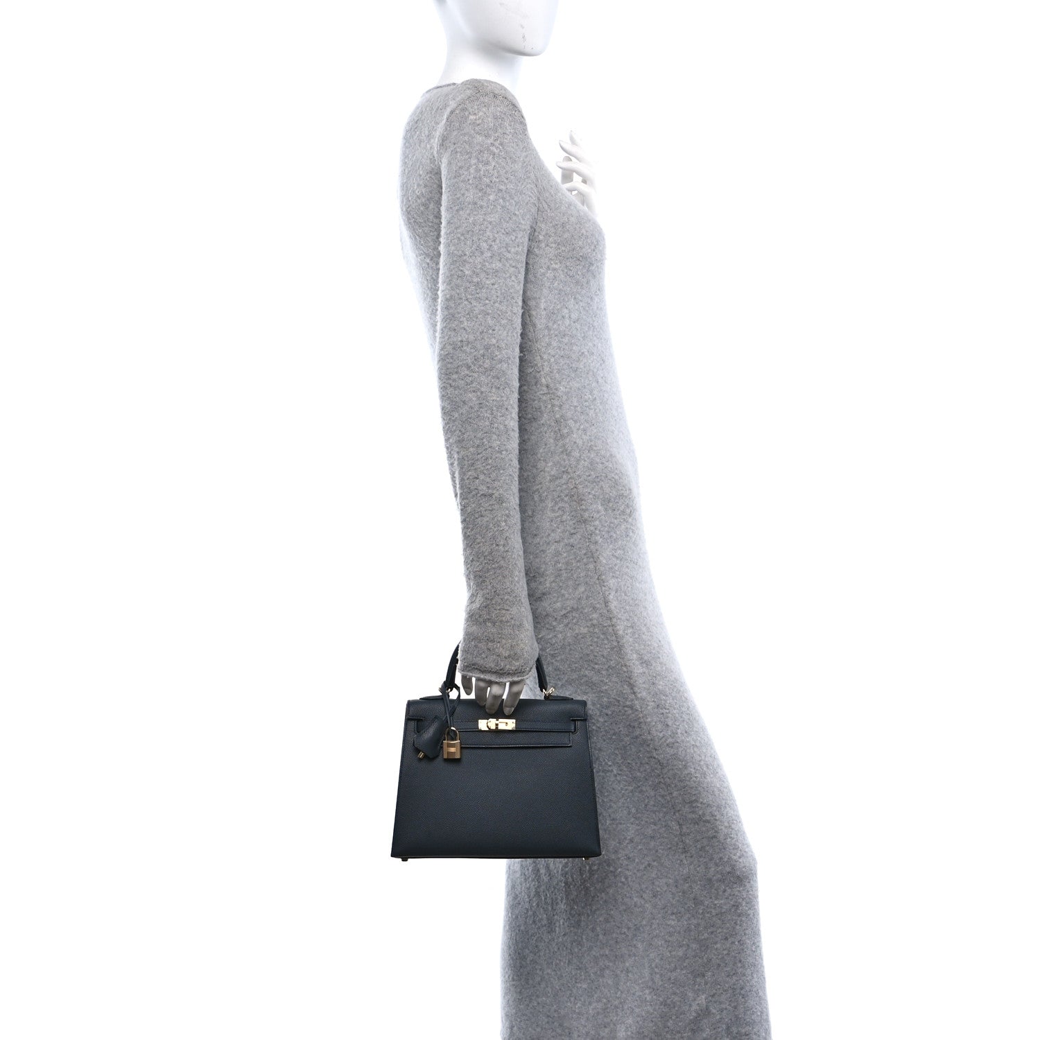 Hermes Epsom Kelly Sellier 25 Gris Misty 2 of 11