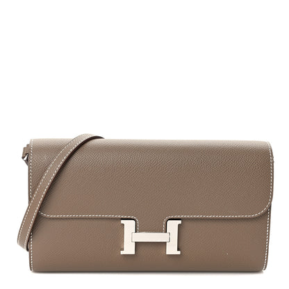 Hermes Epsom Constance Long To Go Wallet Etoupe 1 of 9