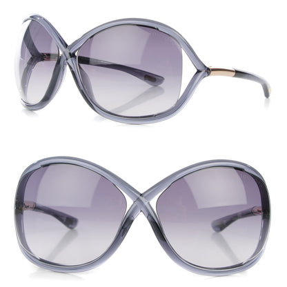 Tom Ford Acetate Whitney Crossover Sunglasses TF9 Dark Grey 1 of 6