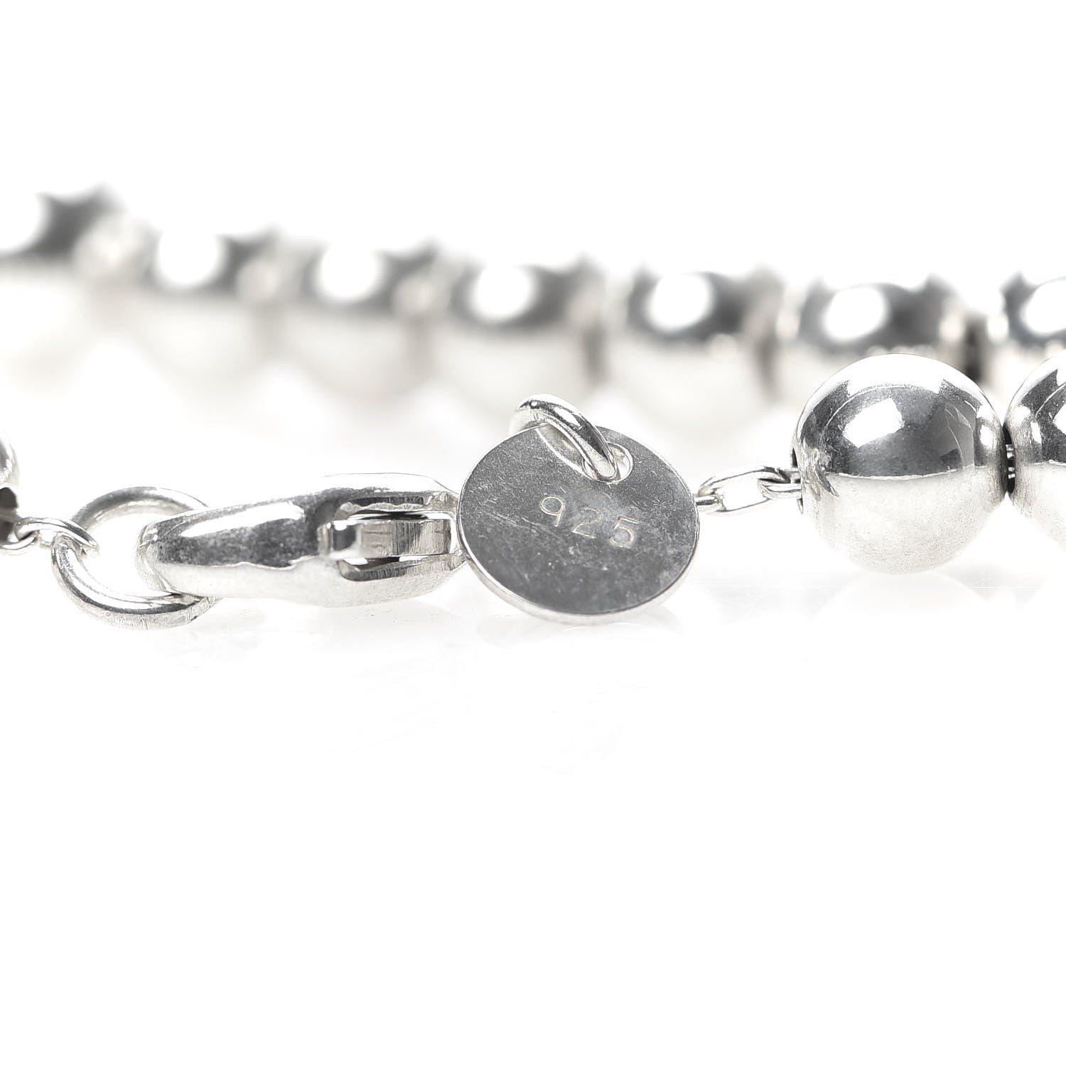 Tiffany Sterling Silver HardWear Graduated Ball Necklace 5 of 6