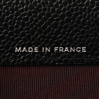 Chanel Caviar Quilted Flap Card Holder Wallet Black 7 of 9
