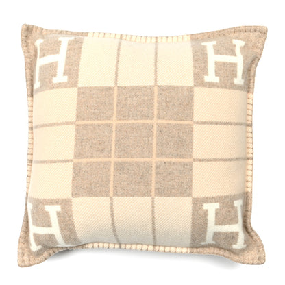 Hermes Wool Cashmere Avalon III Pillow PM Coco Camomille 1 of 3