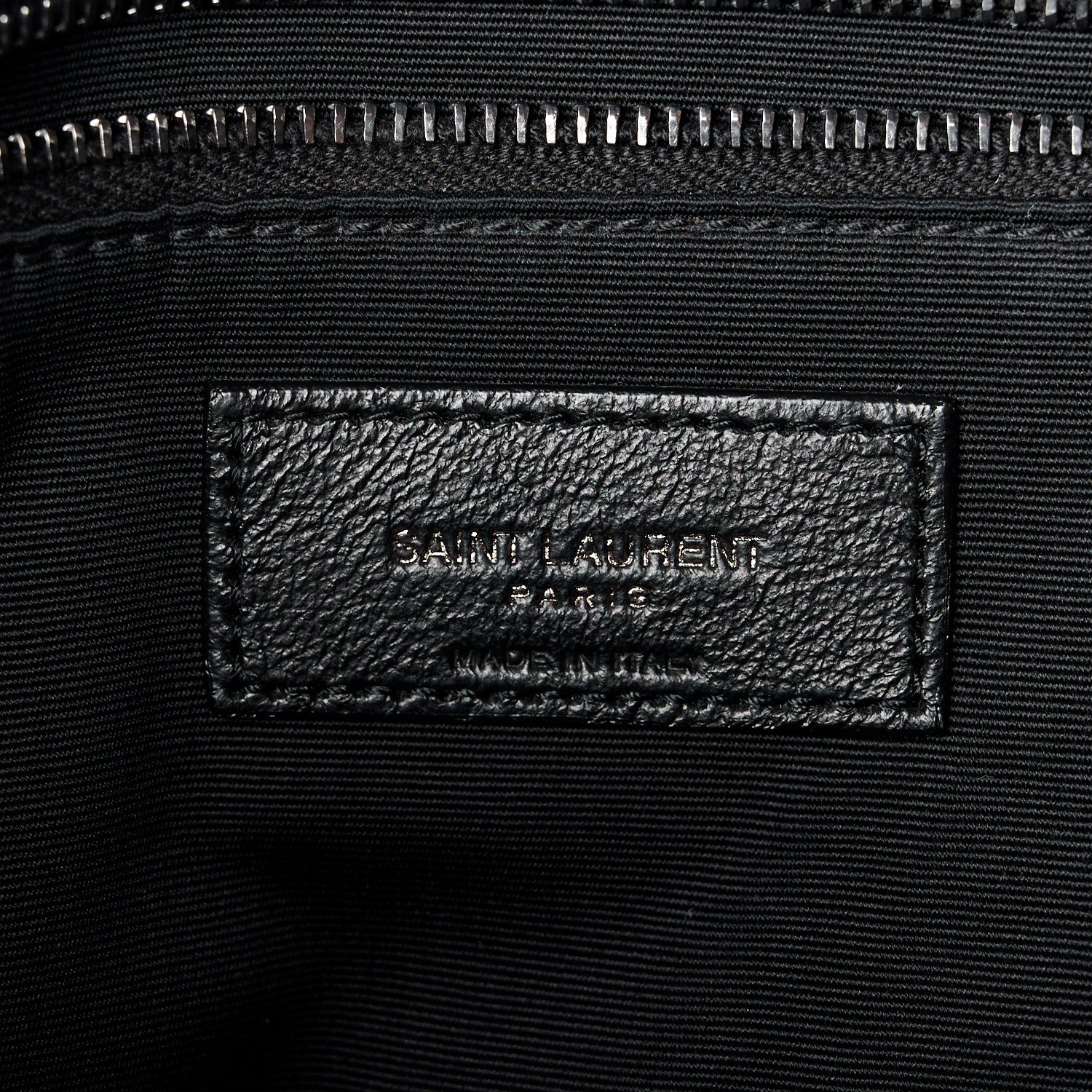 Saint Laurent Crinkled Calfskin Matelasse Monogram Medium Niki Chain Satchel Black 6 of 11