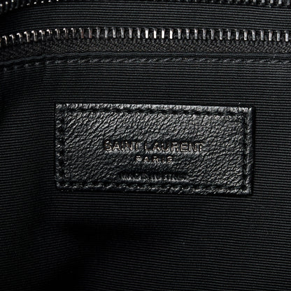 Saint Laurent Crinkled Calfskin Matelasse Monogram Medium Niki Chain Satchel Black 6 of 11