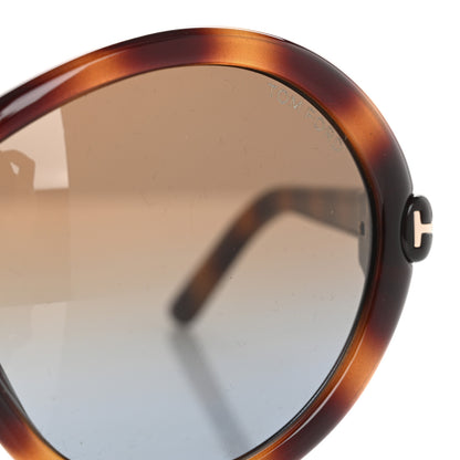 Tom Ford Acetate Jada Sunglasses TF1070 Tortoise 7 of 9