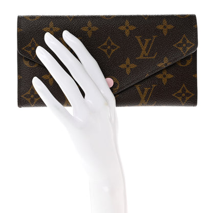 Louis Vuitton Monogram Josephine Wallet Rose Ballerine 2 of 9