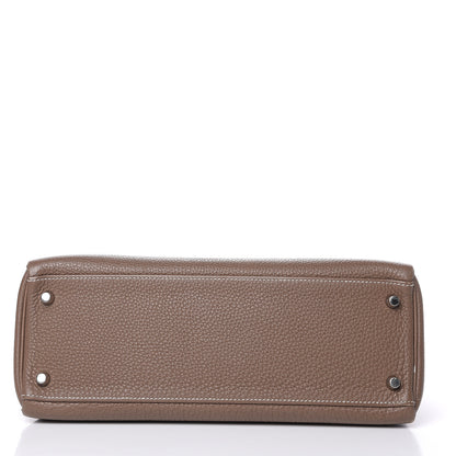 Hermes Togo Kelly Retourne 32 Etoupe 6 of 35
