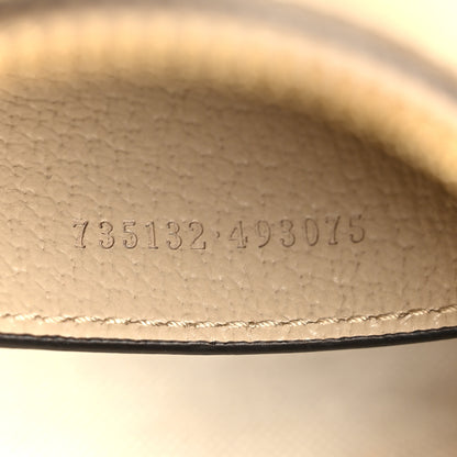 Gucci GG Supreme Monogram Textured Dollar Calfskin Web Small Ophidia GG Handbag Beige Mystic White Oatmeal 8 of 12