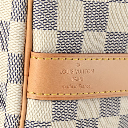 Louis Vuitton Damier Azur Keepall Bandouliere 55 7 of 11