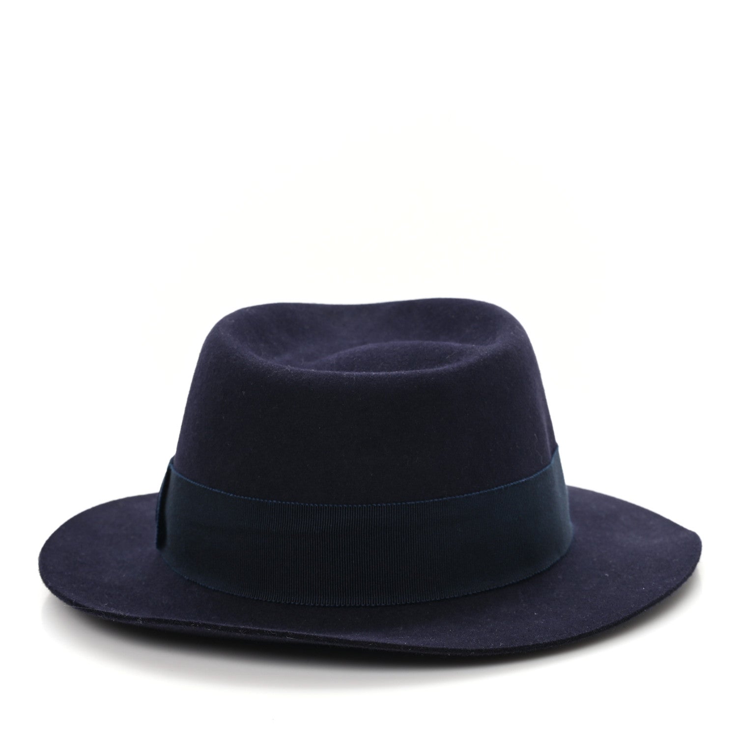 Hermes Felt Calfskin Balthazar Hat 59 Marine 5 of 9