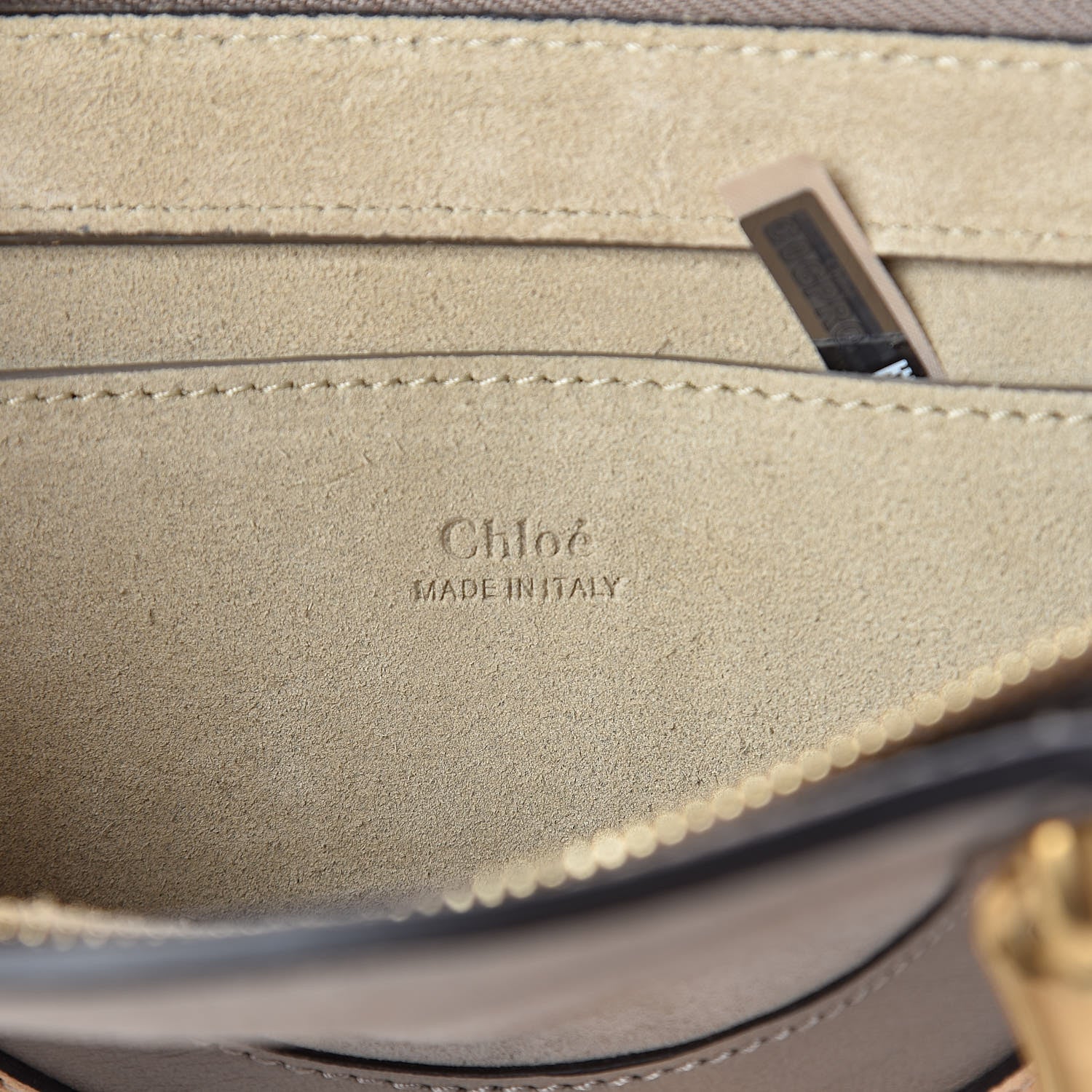 Chloe Smooth Calfskin Suede Patchwork Studded Small Pixie Bag Motty Grey 6 of 9