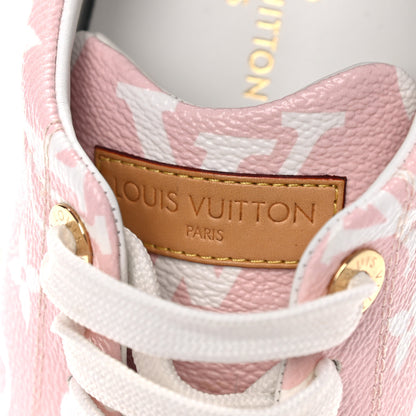 Louis Vuitton Monogram Giant Time Out Sneakers 35 Rose 9 of 11