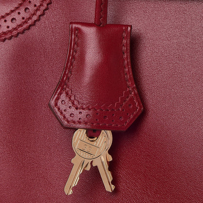 Hermes Tadelakt Ghillies Kelly 32 Rubis 31 of 39