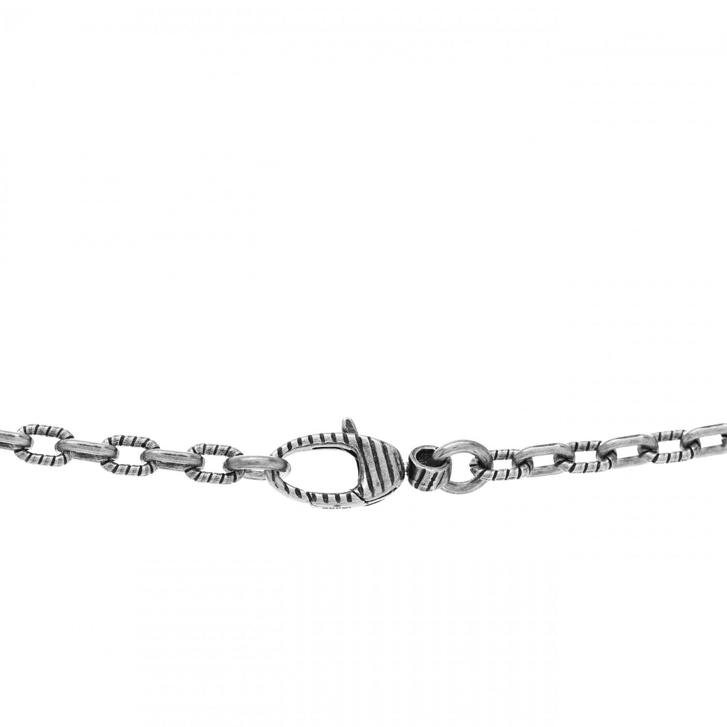 Sterling Silver Small Interlocking G Pendant Necklace