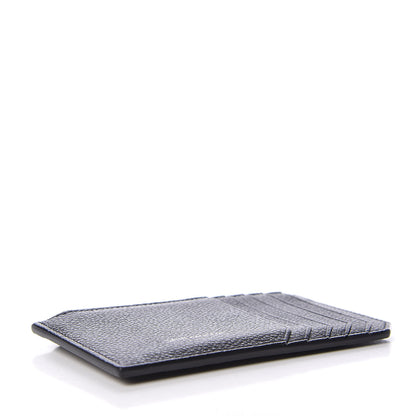 Saint Laurent Grained Calfskin 5 Fragments Zip Pouch Card Holder Black 4 of 7